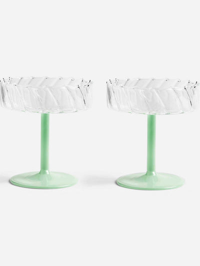 Klevering Coupe twirl mint set of 2