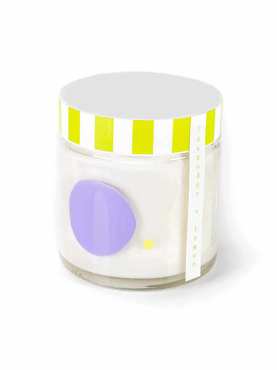 lavender and lemon candle tofrom 
