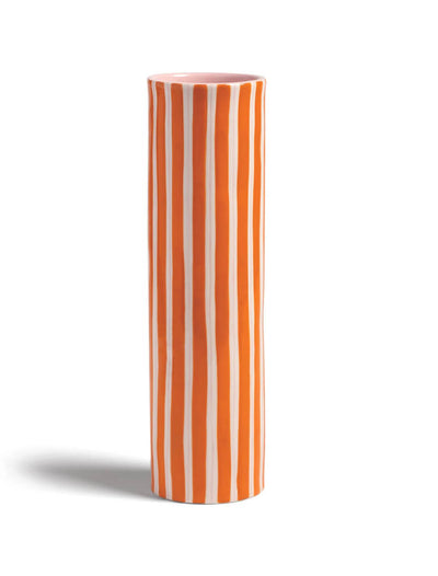 klevering striped vase