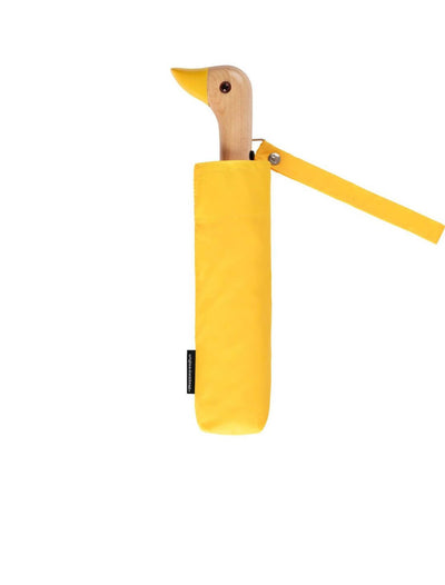 Yellow Compact Duck Umbrella