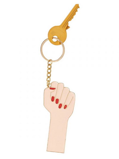 girl power keychain